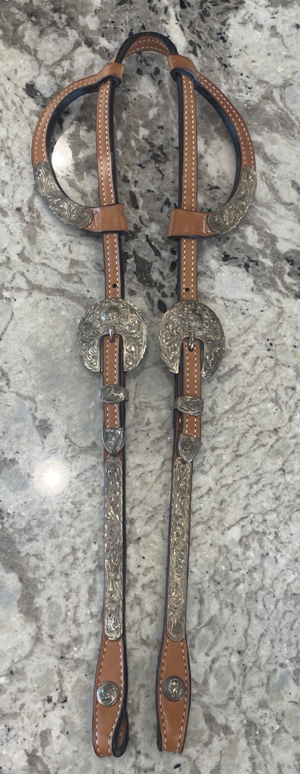 Dale Chavez Show Headstall Double Ear
