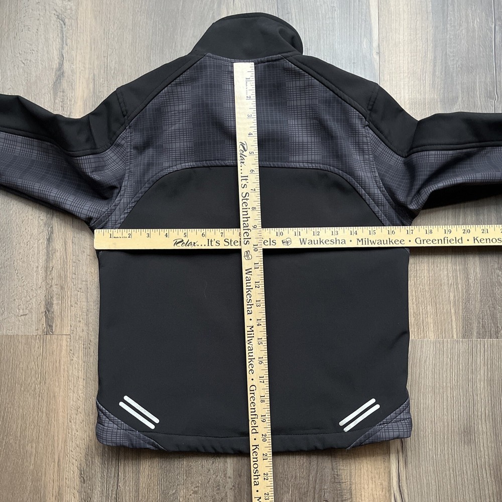 Snozu Boys Soft Shell Jacket Full Zip Mock Neck S 7/8