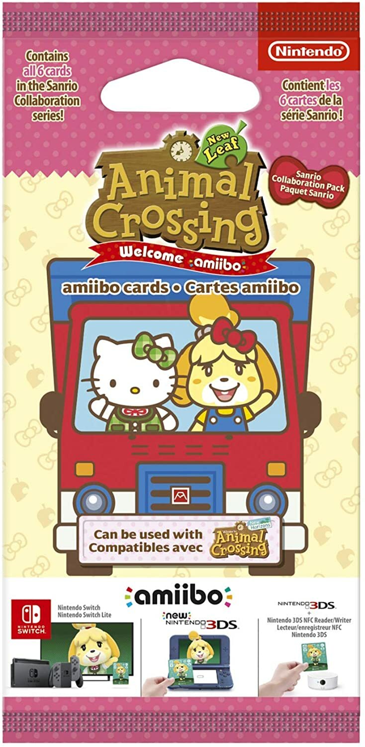 Animal Crossing Amiibo Sanrio Collaboration Pack (6 Cards)