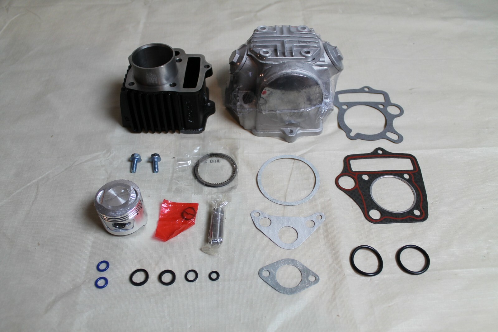 New Honda CRF70 Engine Top End Rebuild Kit Cylinder Head Piston For 2004-2012