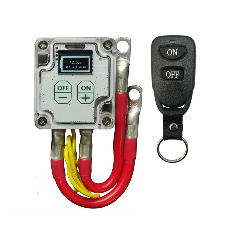 Cut Off Isolator Battery Disconnect Switch Wireless Remote For Car Power Protect
