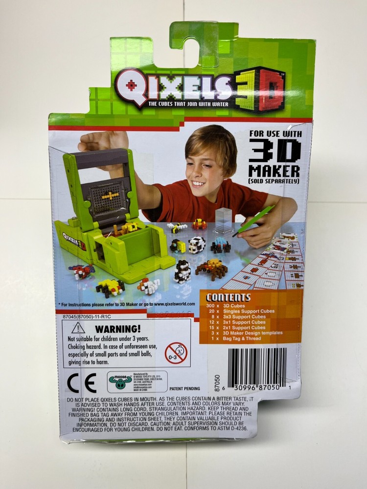 Qixels 3D Refill - Space Command - 300 3D Refill Cubes NEW NIP