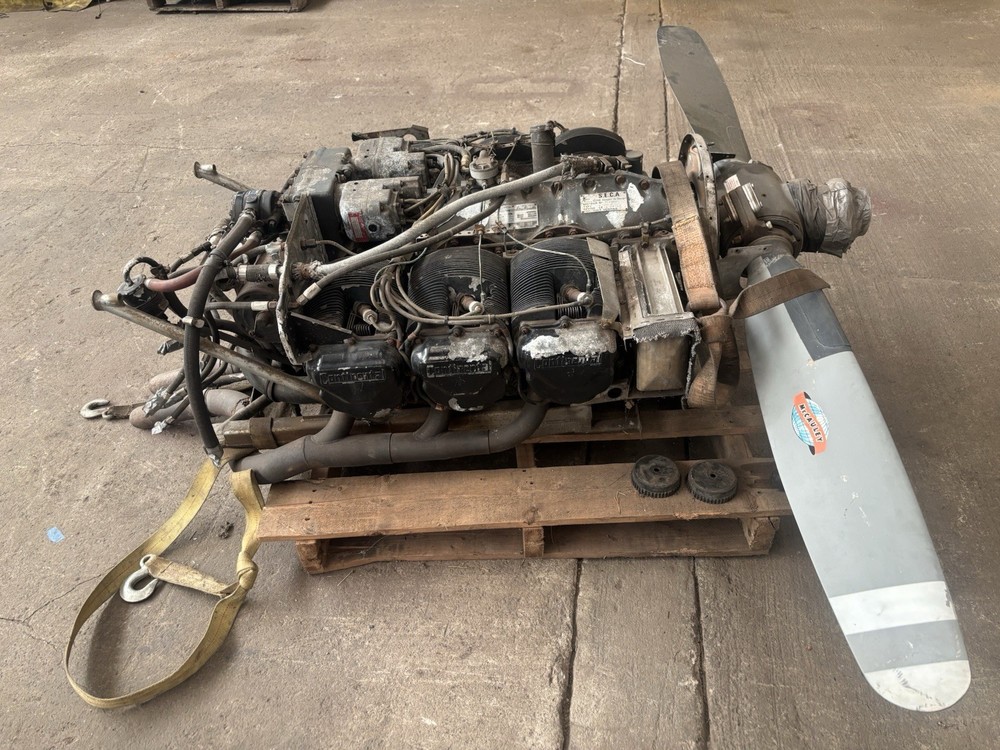 Continental IO-470 Aircraft Engine - No Logs, No Prop Strike