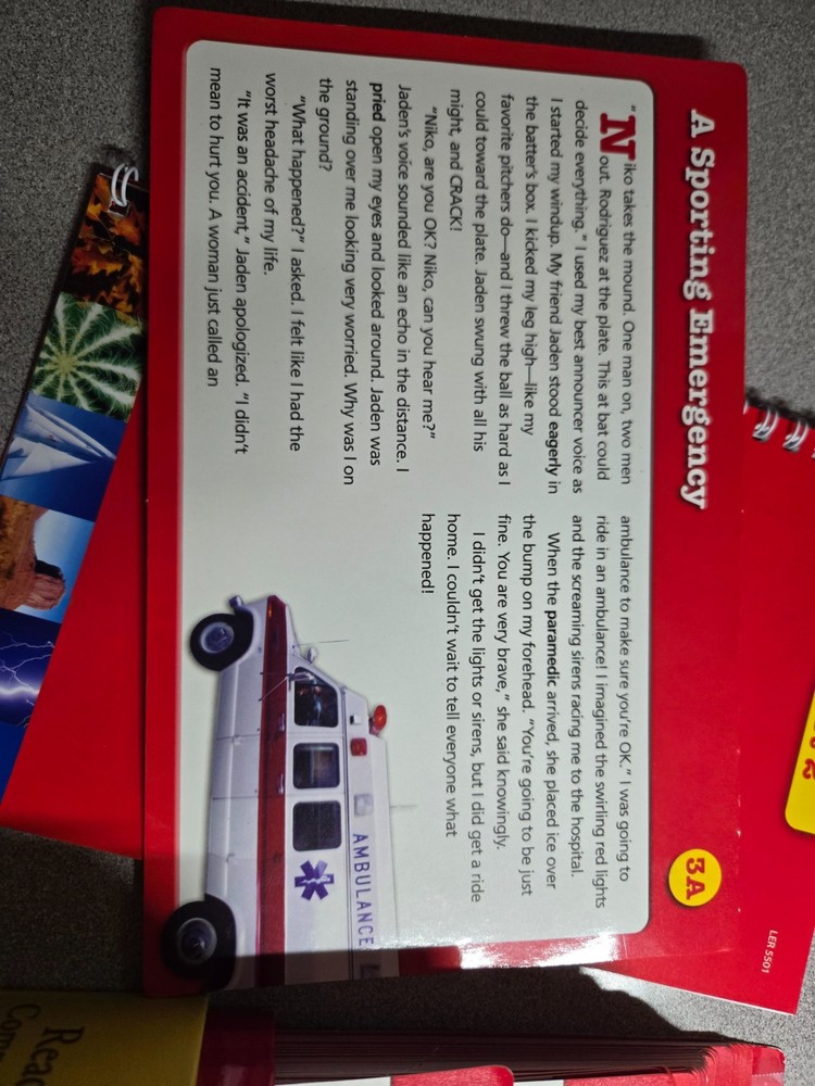 Reading Comprehension Cards – Set 2 (Learning Resources) Great for SPED~Good