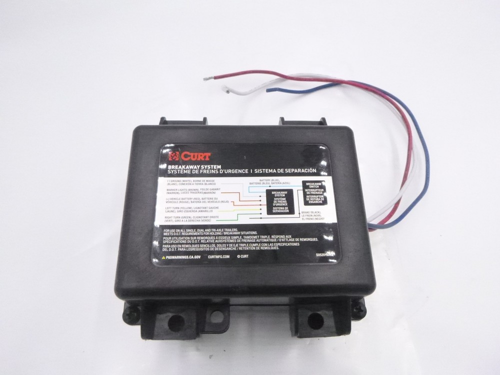 Curt Breakaway System Does Not Include Battery or Switch S05201X-RA SEE DESC