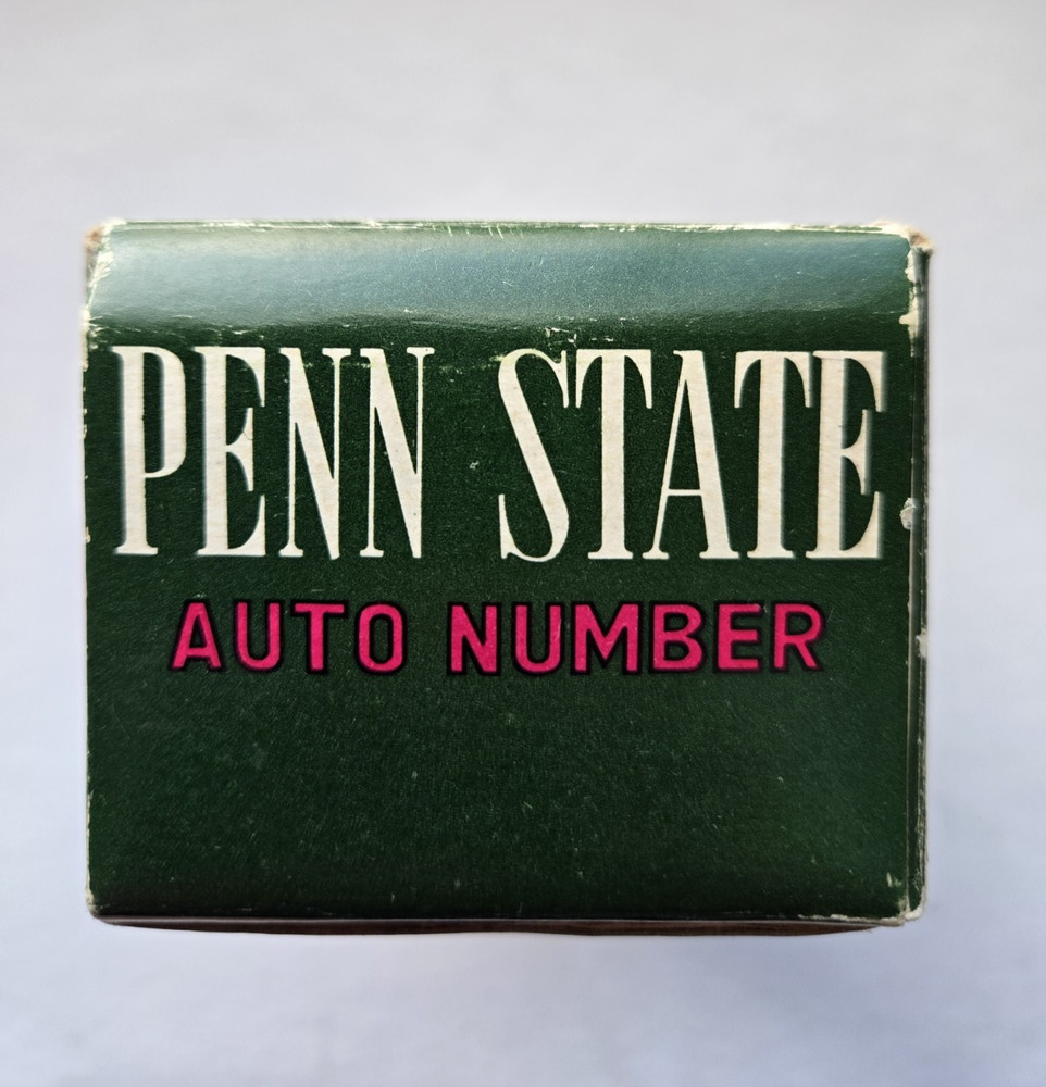 Penn State Automatic Numbering Machine With Original Box Paperwork Japan