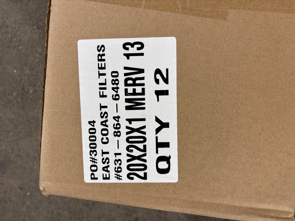 20x20x1 Air Filter MERV 13