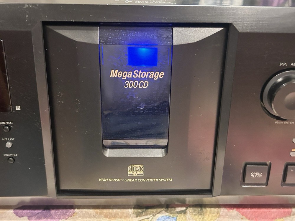 Vintage Sony 300 CD Mega Storage Changer Compact Disc Player Jukebox VIDEO