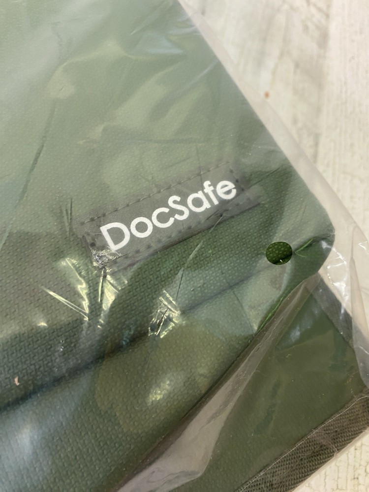 DocSafe Fireproof File Box Document Box with Lock Olive Green NEW in Packaging