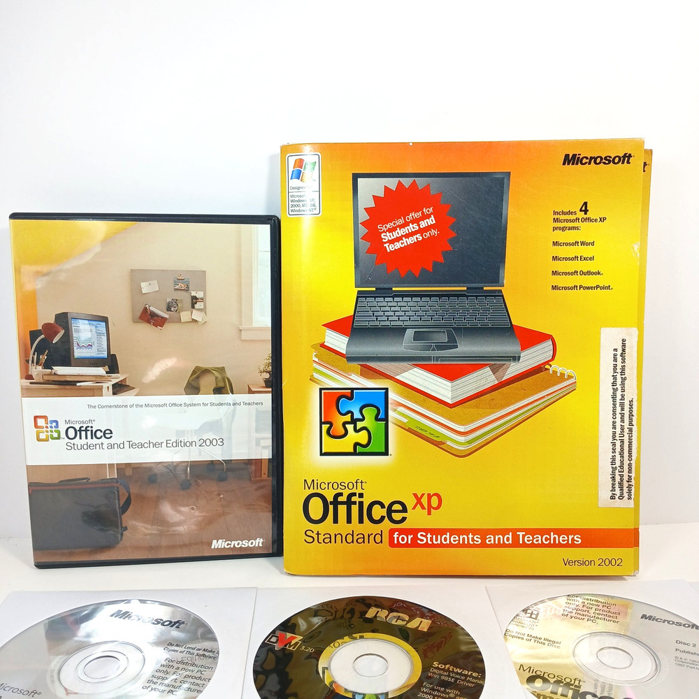 Lot of 15 Computer Software Discs, Microsoft Office, RCA, HP
