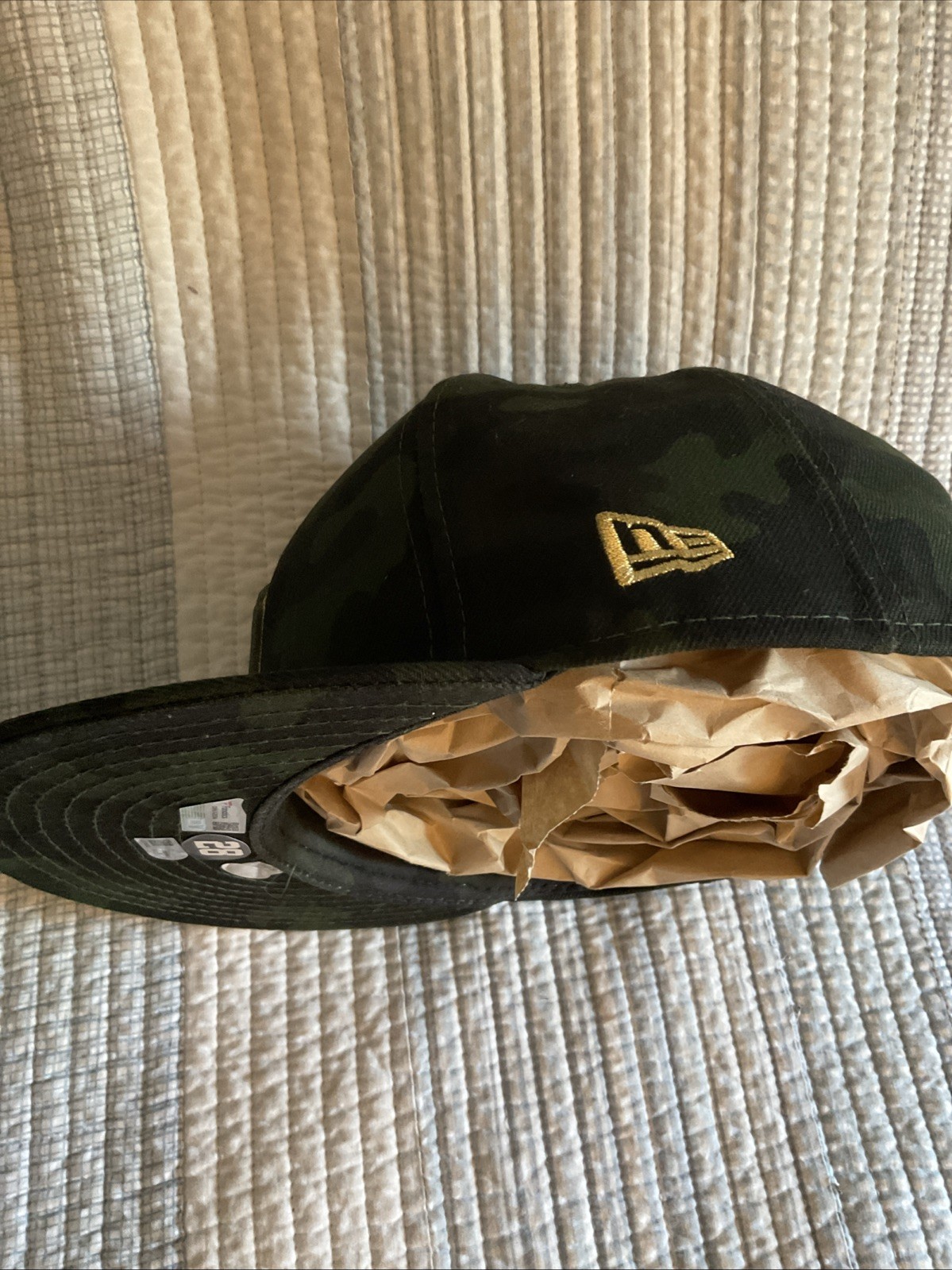 AUSTIN ROMINE *GAME USED* Memorial Day 5/19/19 CAMO HAY#28. COA STEINER