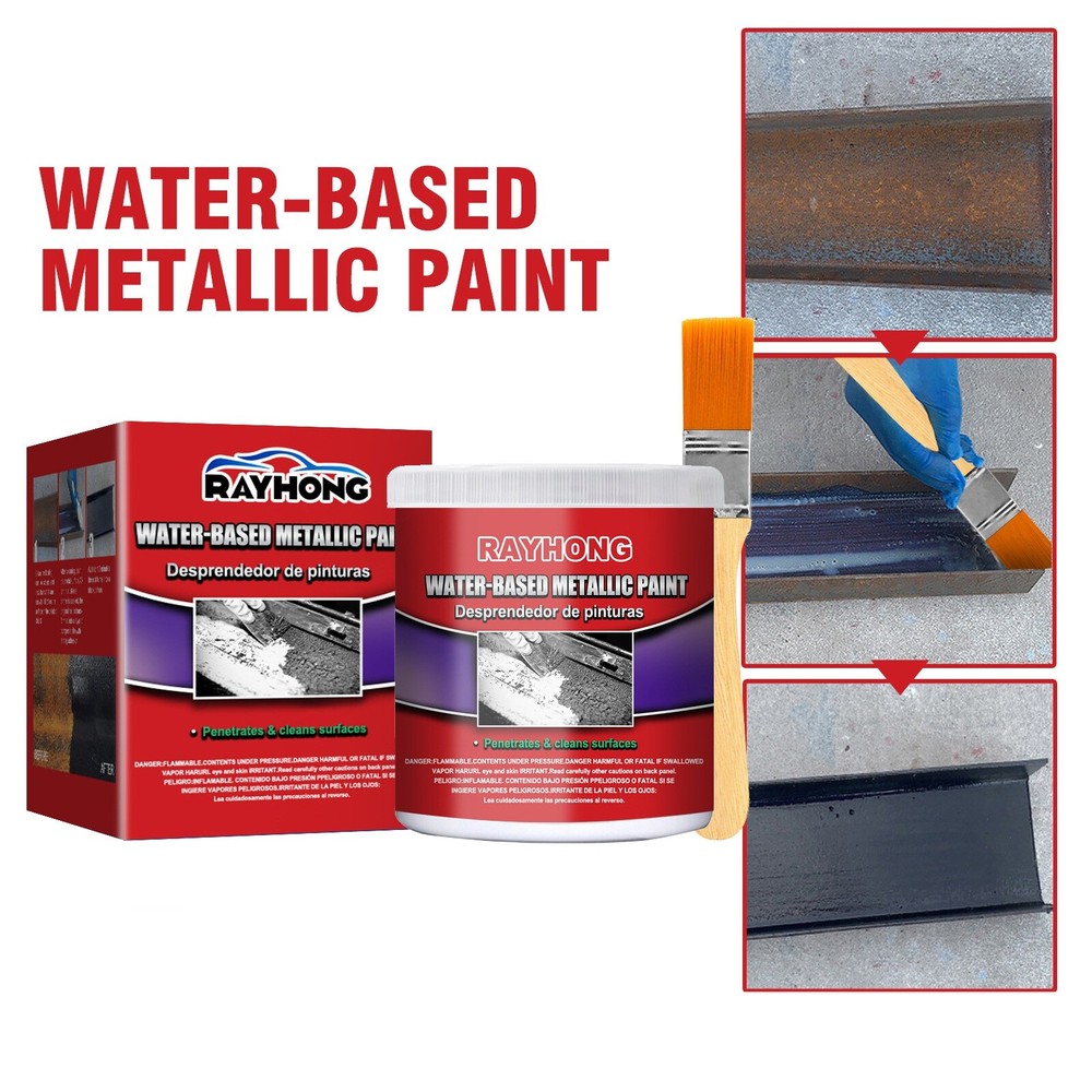 3Pcs Multifunctional Rust Removal Rust Converter Water-Based Primer for Metal US