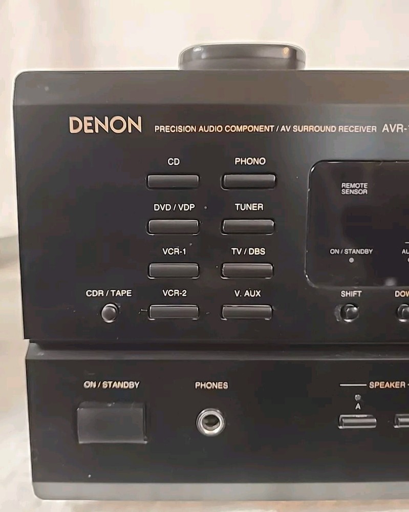 Denon AVR-1802 Receiver Bundle with Remote, Loop & Manual. Tested