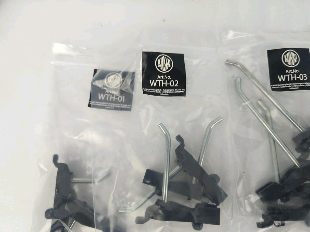 KUKKO Tool Hook Holder / Brackets New Set With Chart