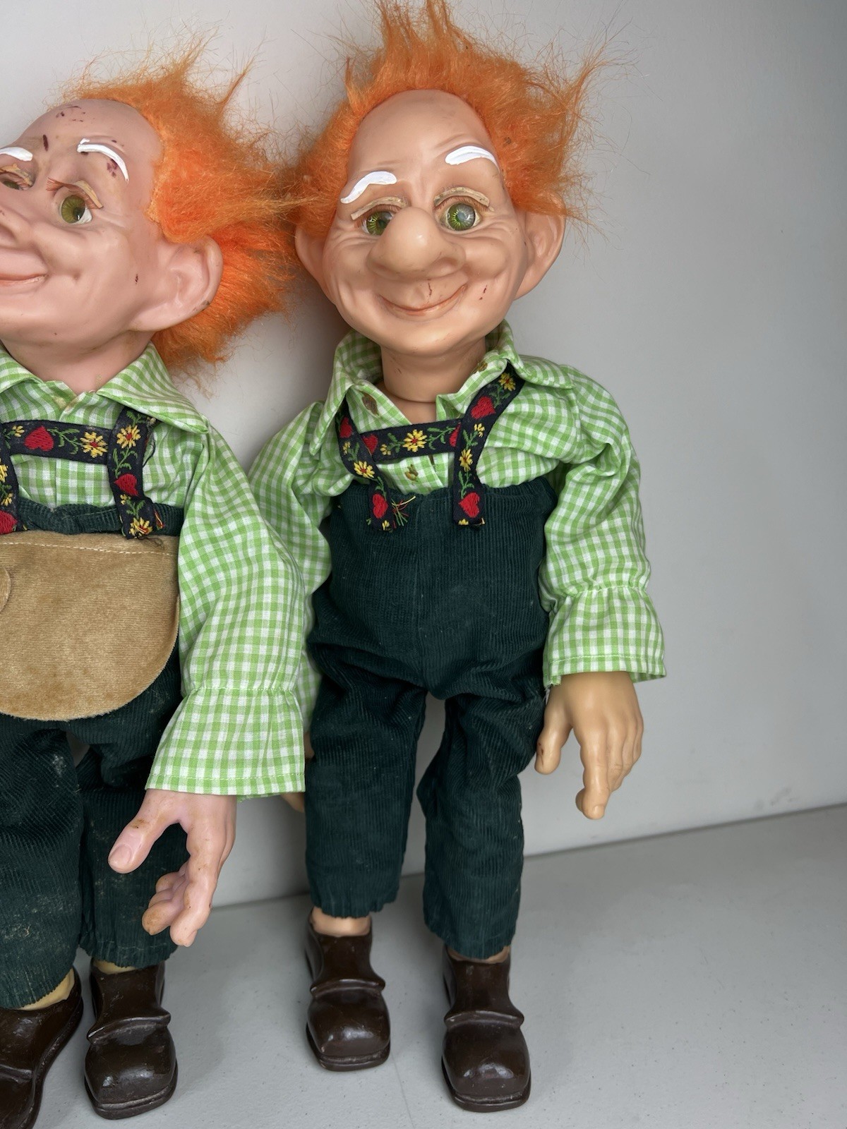 LOT OF 5 Vintage Dorf Dolls F. Katzenberger W. Frank Moveable Wire Handmade 16"