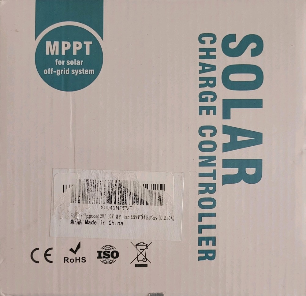 MPPT Solar Charge Controller, 20A 12V 24V Solar Controller