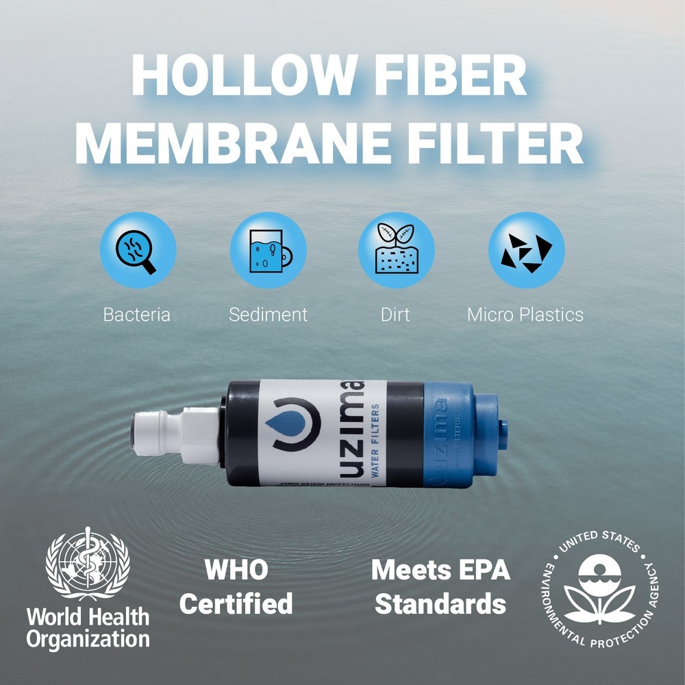 Uzima UZ-BP Backpack System - Gravity Water Filter Bag for Collection & Storage