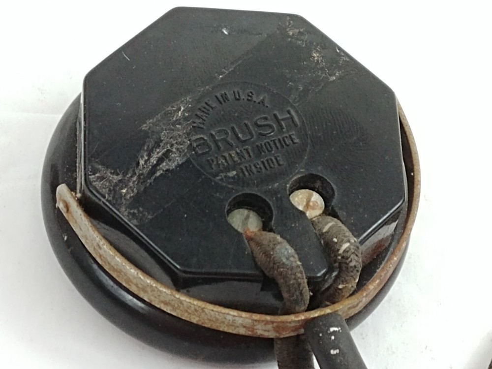 Vintage Brush Telescoping Microphone UNTESTED Electronics Development Black Rod