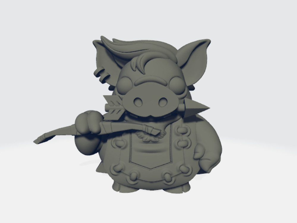 Chibi Tykes - Ranger Pig