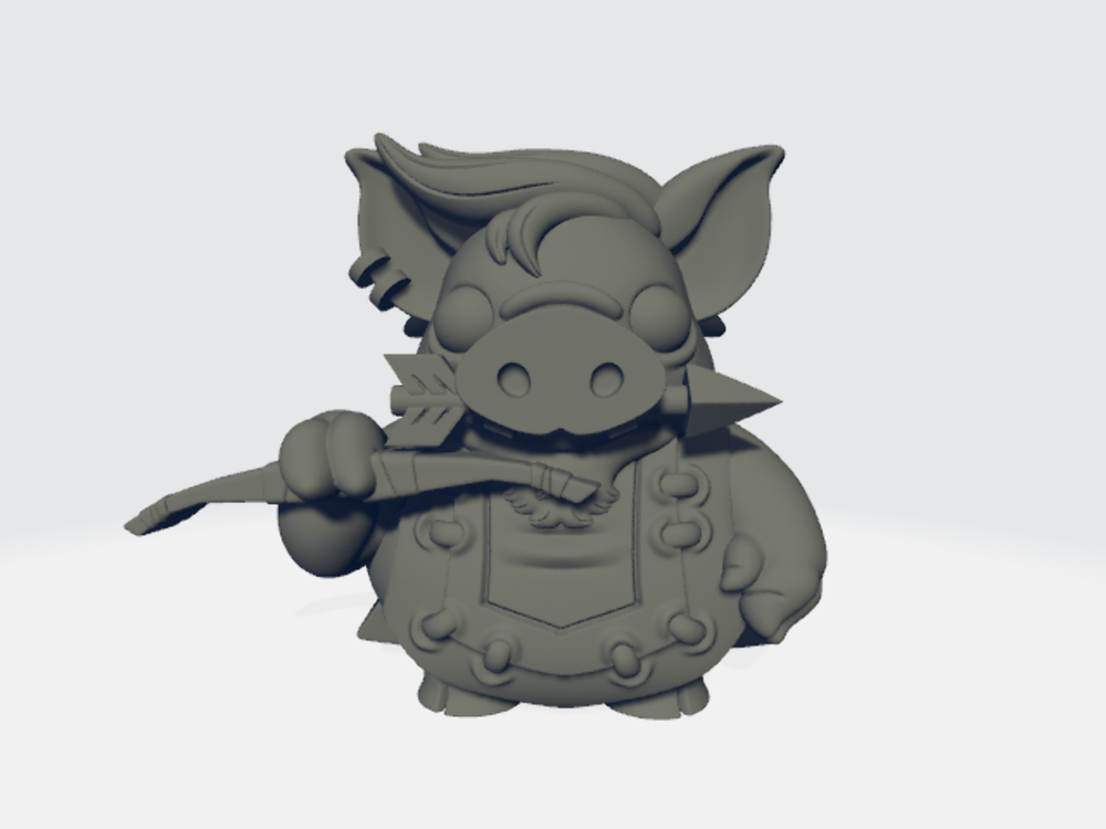 Chibi Tykes - Ranger Pig