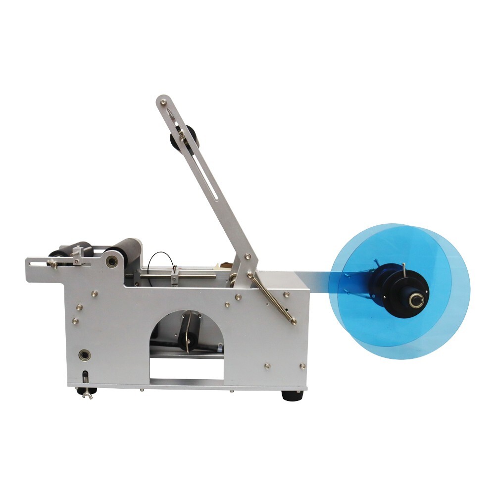 Round Bottle Labeling Machine Label Applicator Machine Packing Tool Ф0.47"-3.54"