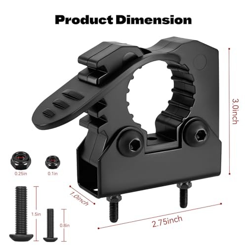 Quick Release Rubber Clamp Mount for MOLLE Panel its 1 MOLLE Panel Clamp -4