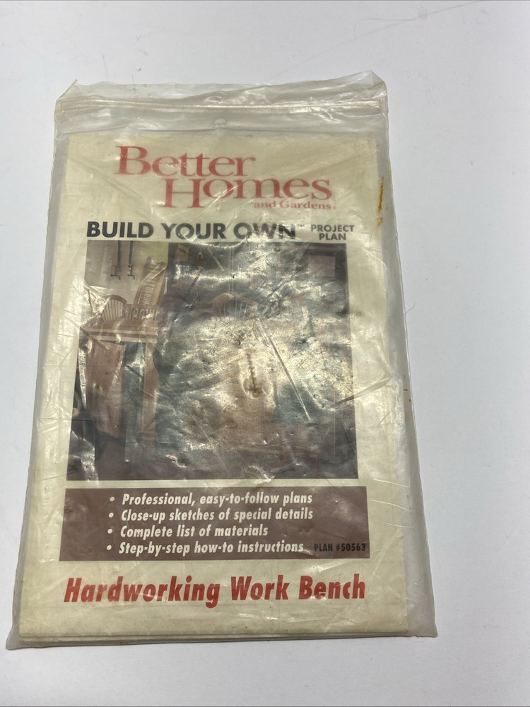 Better Homes And Gardens Hardworking Work Bench Plans