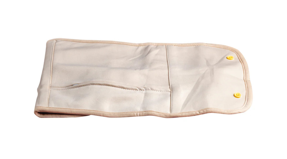 Castor Oil Pack Organic Compression Wrap Reusable, Adjustable & Comfortable