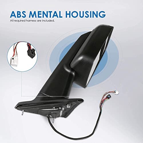 Left Driver Side Power Heated Mirror Compatible with 2009-2018 Ram Left Side