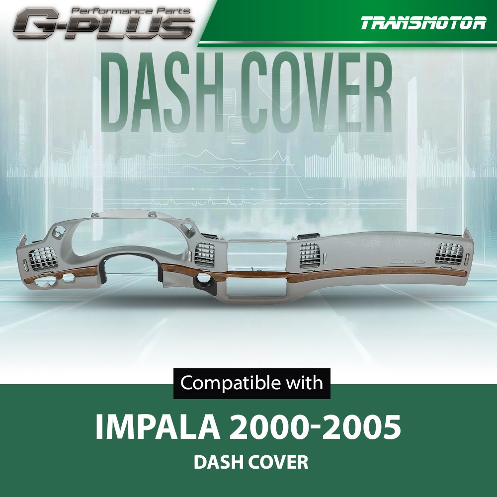 Fit For 01-05 Chevy Impala Dash Bezel Instrument Cluster Speedometer Trim Gray