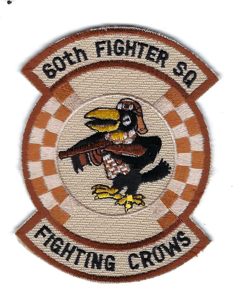 PATCH USAF  60TH FIGHTER SQ FS DESERT  EGLIN AFB      FS-26B