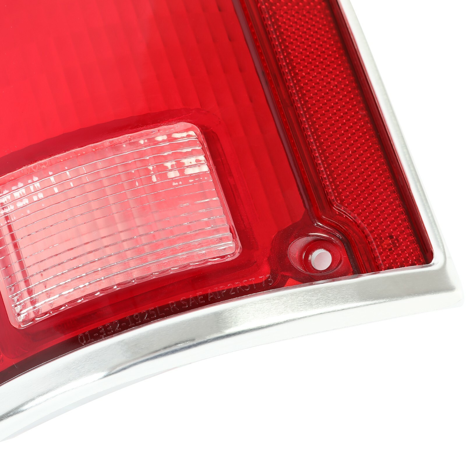 Tail Lights Taillamps w/chrome Bezel Pair For 73-91 Chevrolet C10 K10 GMC Sierra