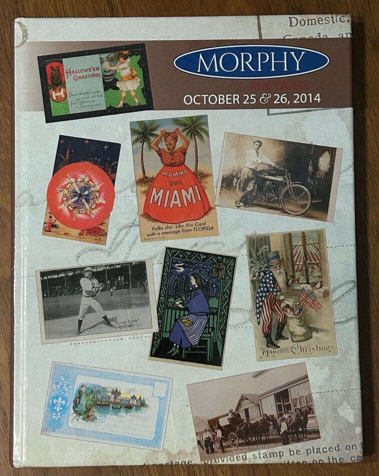 Book - Morphy Auctions Catalog - Postcard - October 2014 Hardback