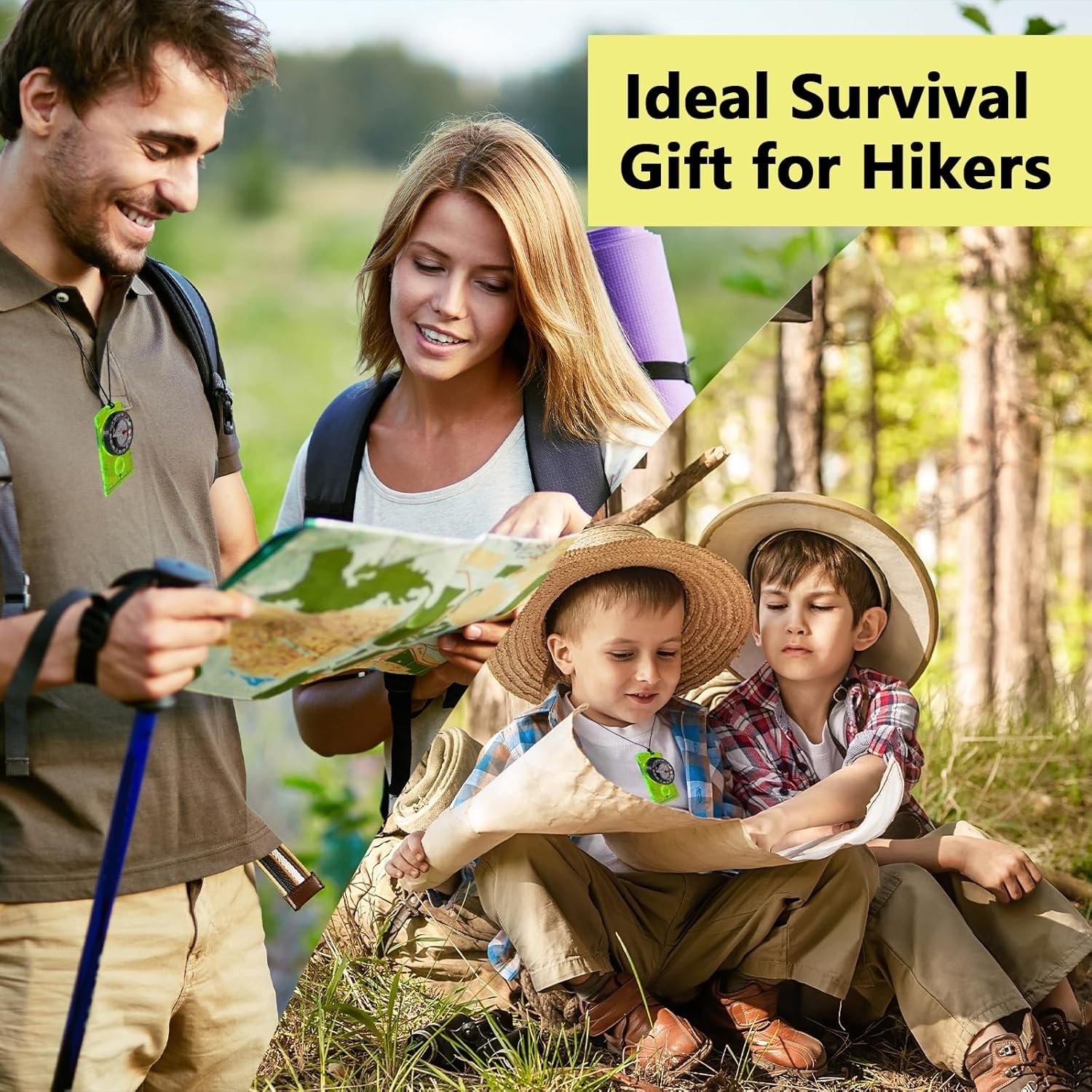 Orienteering Compass for Hiking Survival, Hiking Backpacking Compass, Boy