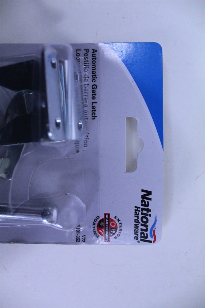 National Hardware V22 Zinc Plated Automatic Gate Latch N-101-352