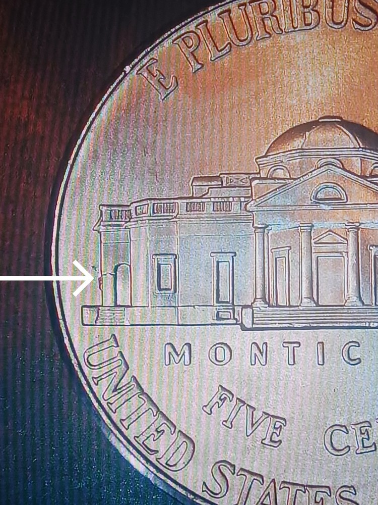2024 P JEFFERSON 5C LOW MINT ERROR!! BEE HIVE DIE CHIP REV.