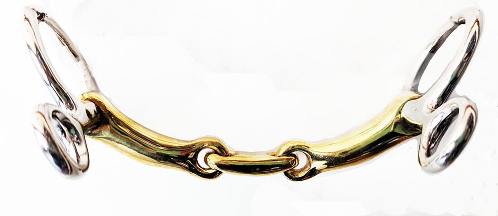 German Silver Team Up Baucher Ring Bit - CLEARANCE