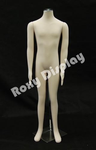 Male full body Poseable Mannequin white jersey covered body form #M01SOFTX-JF