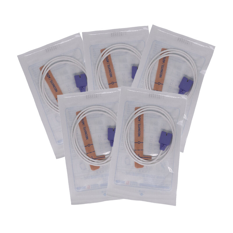 5Pcs/Pack Compatible With -Oximax Disposable SpO2 Sensor Adhesive Textile