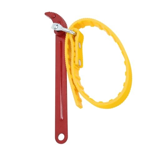 210mm Strap Wrench Rubber Steel Handle Adjustable Strap Removal Tool Multi