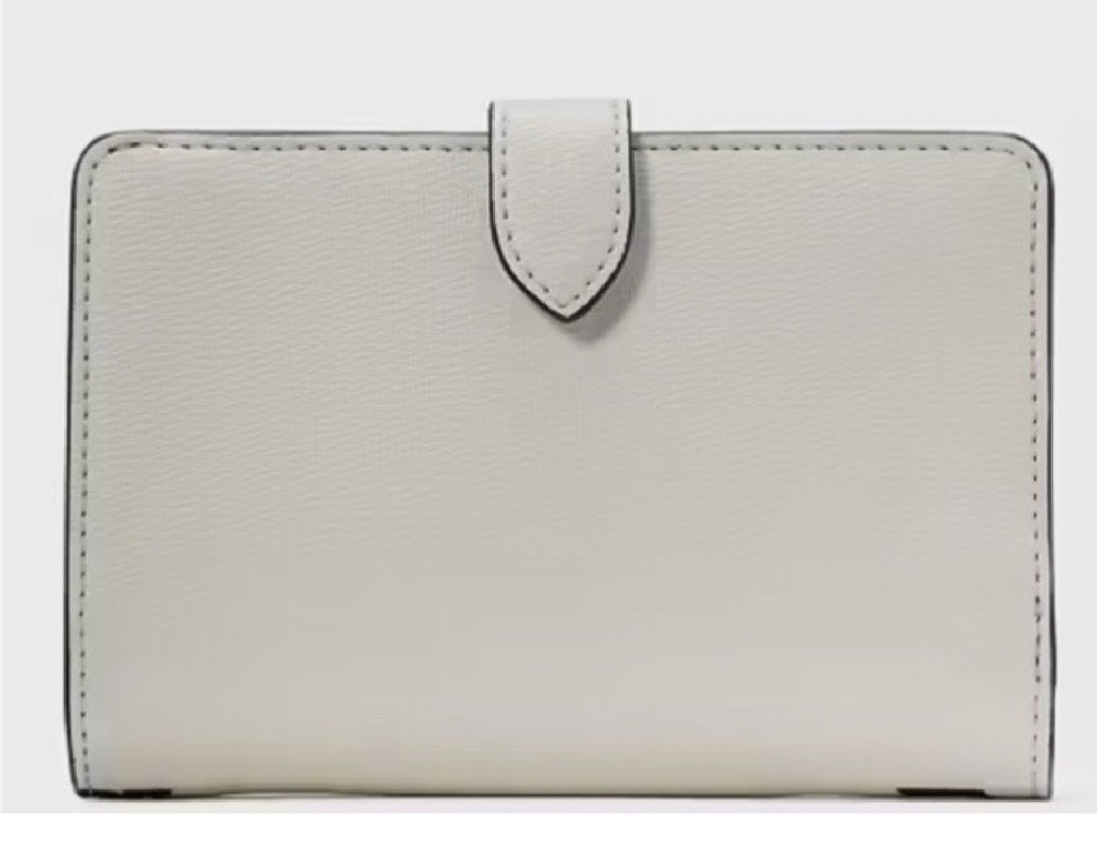 Kate Spade Disney Minnie Medium Compact Bifold Wallet MICKEY & MINNIE KISSING