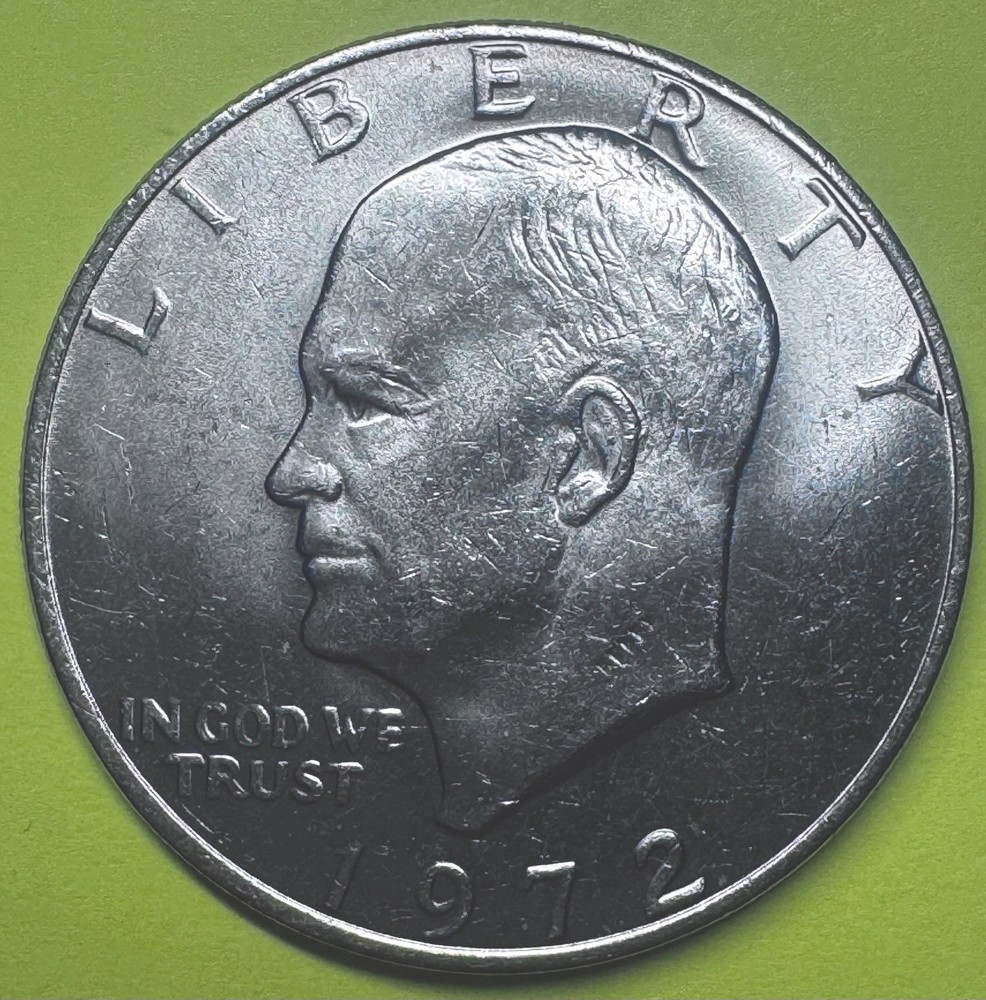 1972 ike dollar type 1 AU Clad