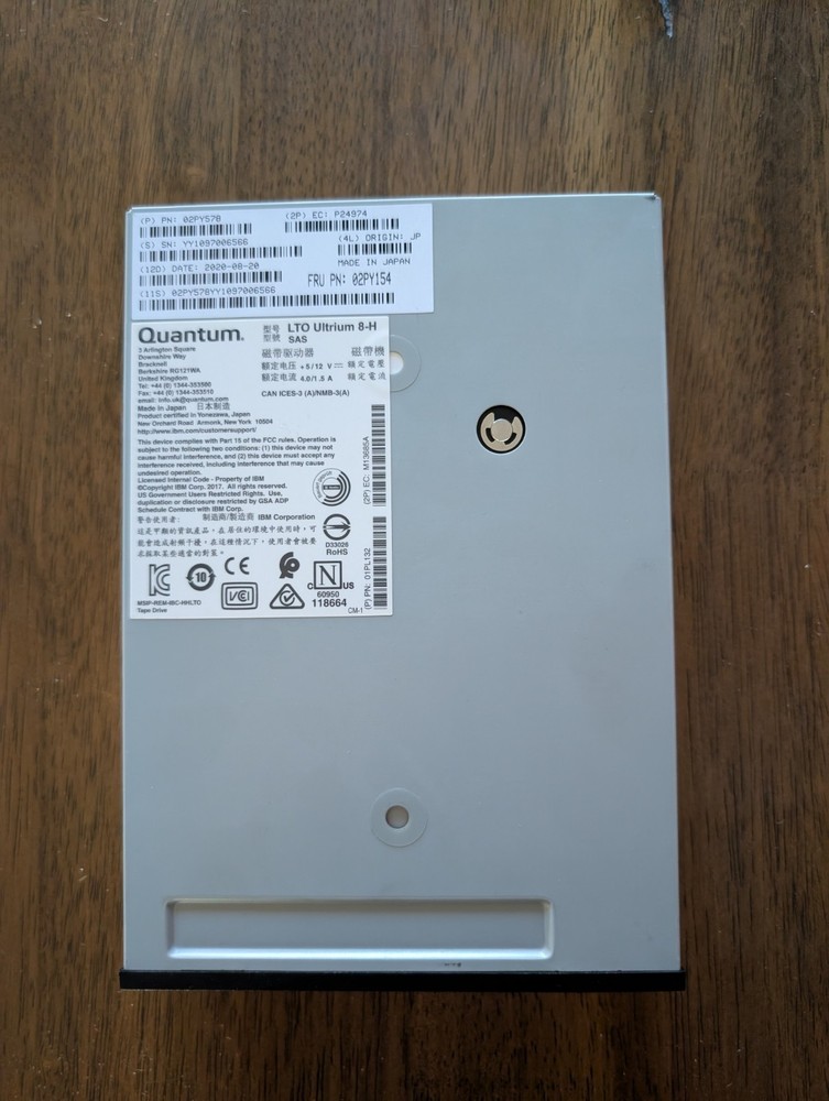 Quantum LTO Ultrium 8-H - Verified Working