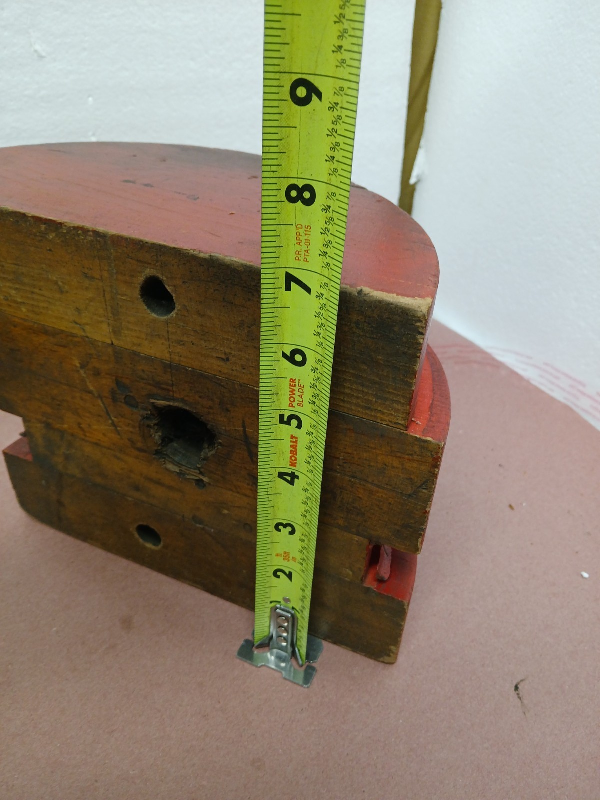 Wooden Foundry Pattern Mold Split Pattern Industrial Casting Steampunk Decor