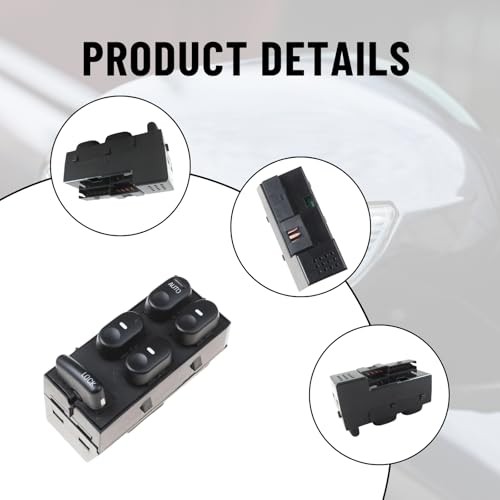 10433029 Master Power Window Button Switch Compatible With1997-2005 Buick