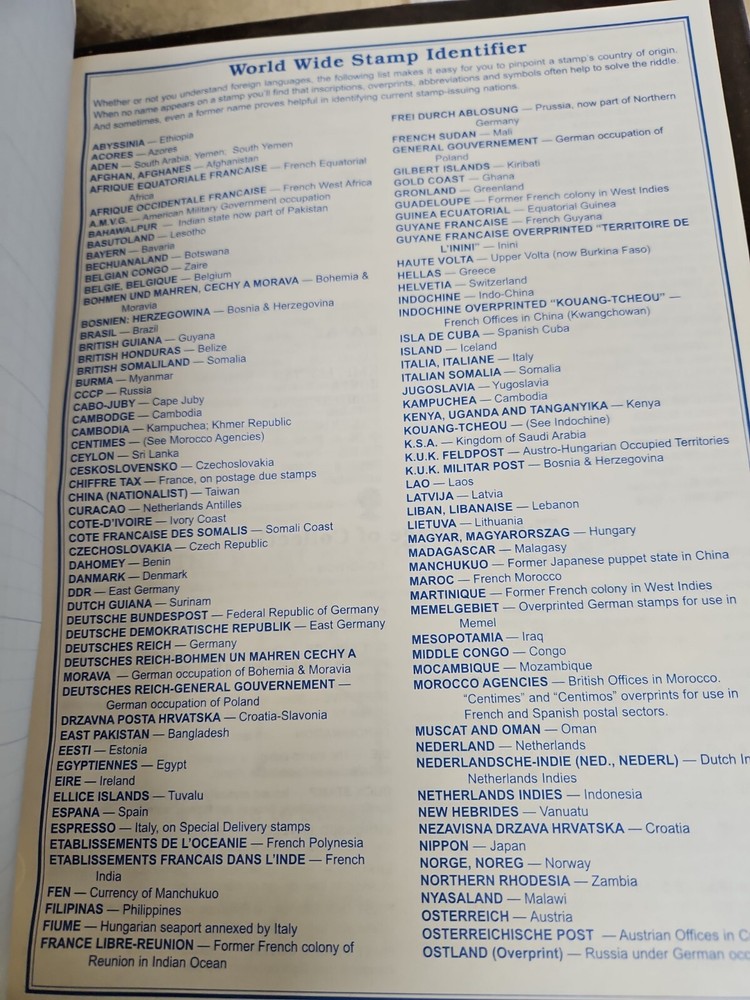 1998 The Kenmore World Album For Stamp Collectors