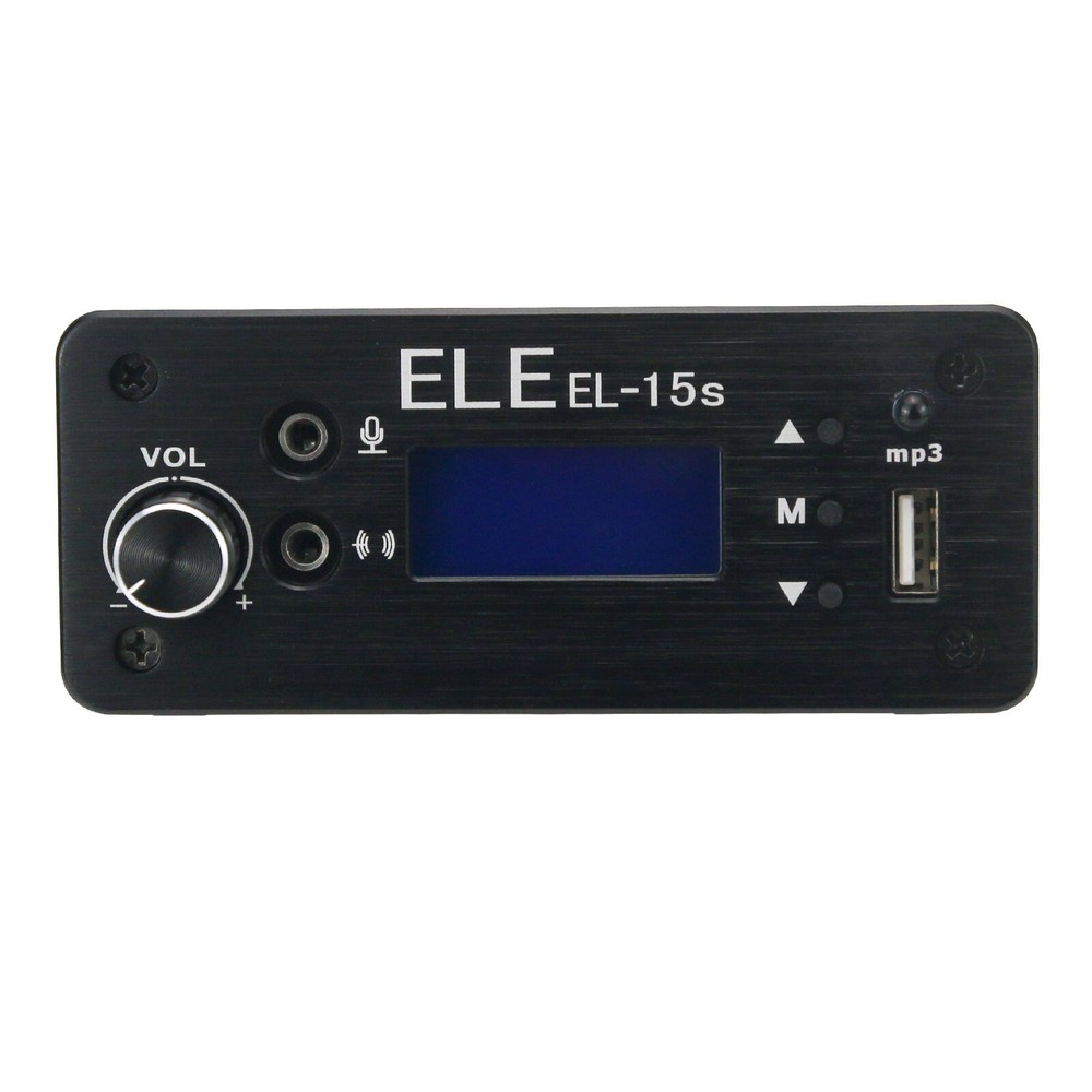 EL-15S FM Broadcast Transmitter Timing Wireless System Music 1.5W For U Disk MP3