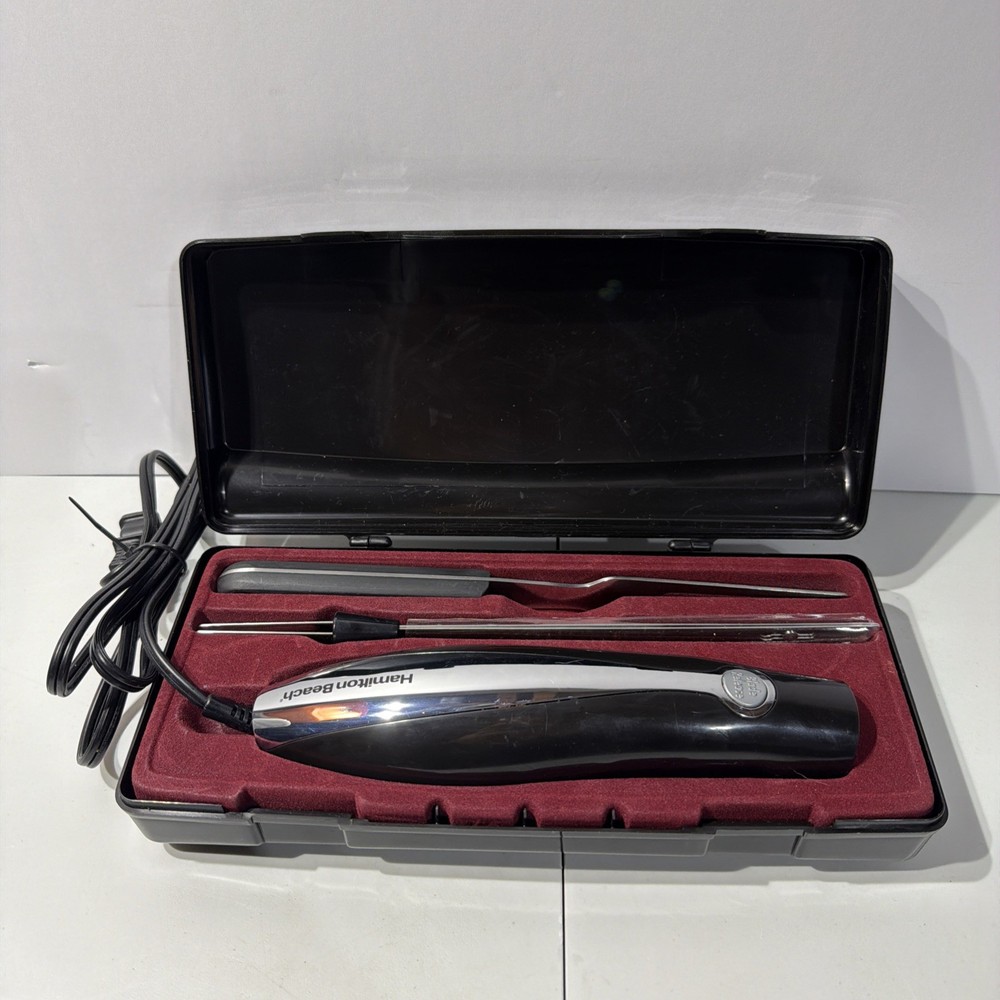 Hamilton Beach Electric Knife w/ Fork & Case