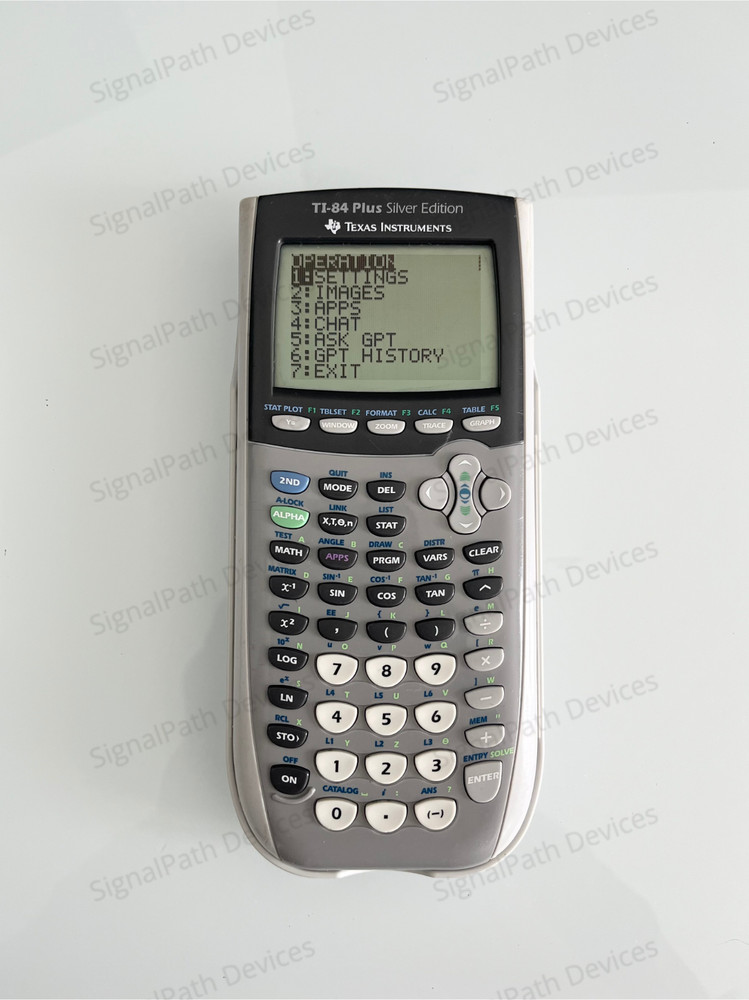 TI-84 Plus ChatGPT Calculator - Silver Edition