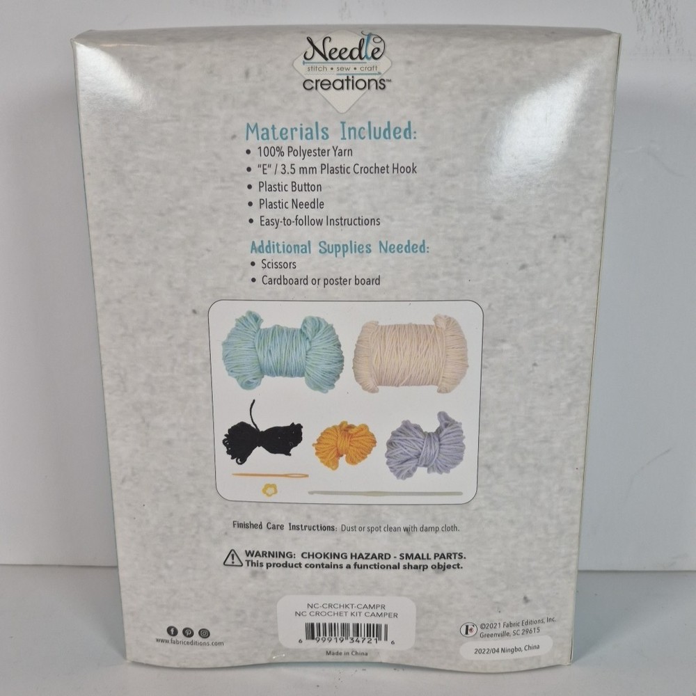 Needle Creations Crochet Kit Camper